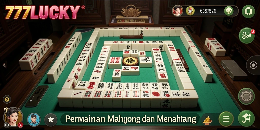 Screenshot gameplay Mahjong yang mendebarkan di 777LUCKY.