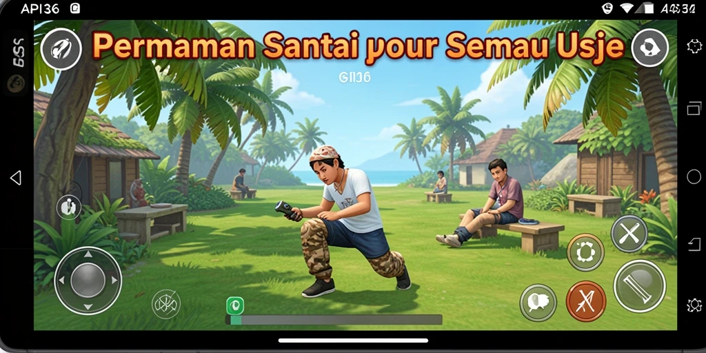 Tampilan gameplay yang seru dan interaktif dari API36.