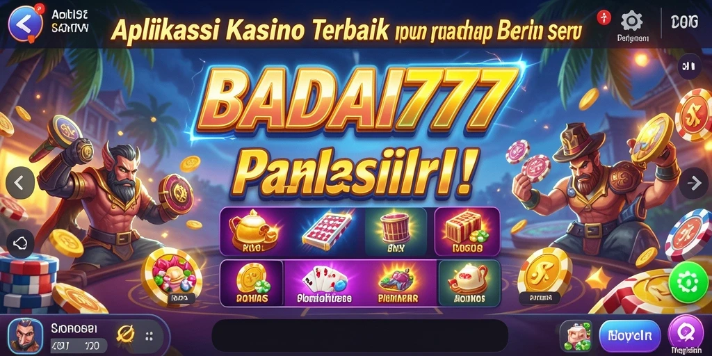 Tampilan menarik dari gameplay <strong>BADA777</strong> dalam suasana kasino yang sangat hidup.