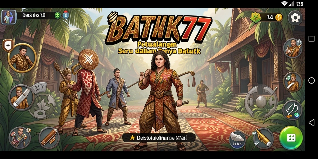 Gameplay seru di BATIK77 menampilkan petualangan budaya batik.