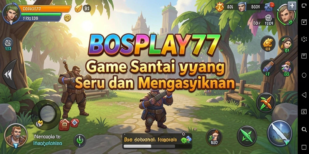 Tangkapan layar menampilkan aksi gameplay seru di BOSPLAY77.