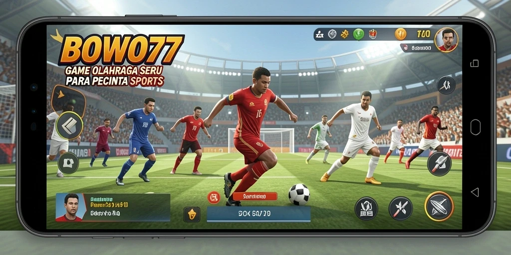 Tampilan gameplay seru di BOWO77 dengan aksi olahraga mendebarkan.