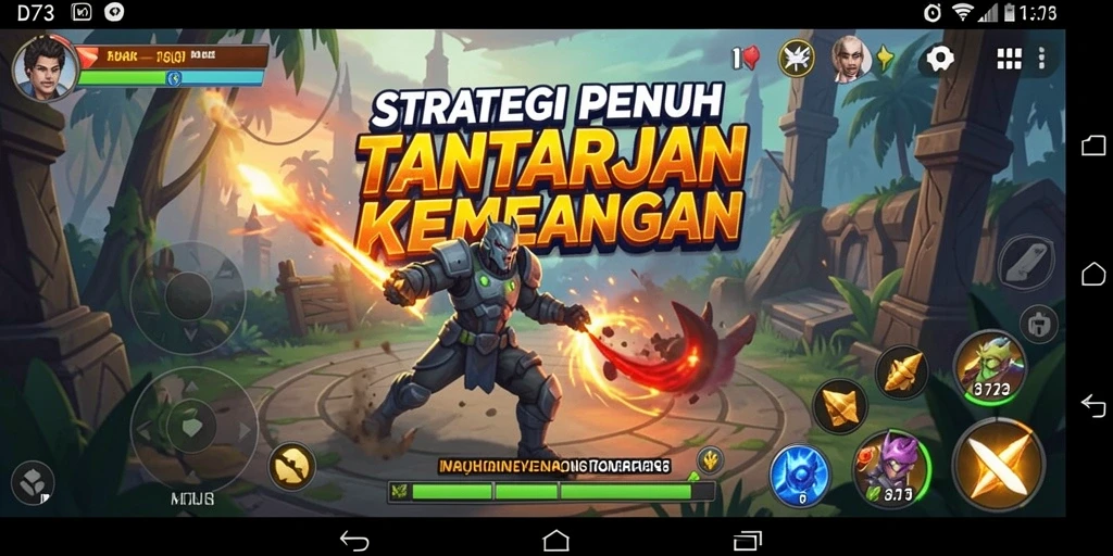 Tampilan gameplay D73 yang menarik dengan strategi mendalam.