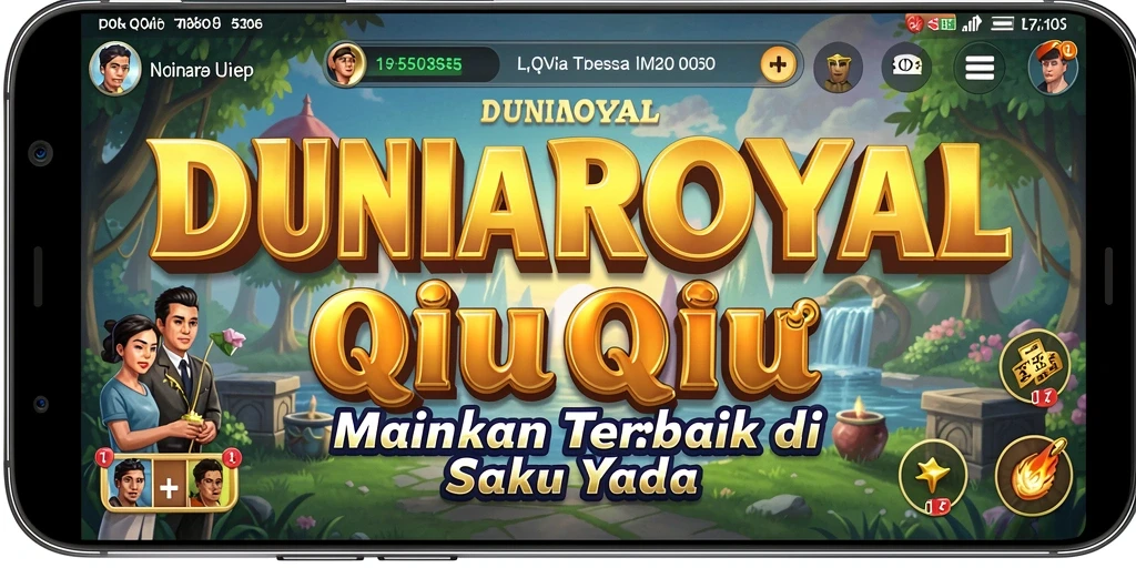 Tampilan gameplay seru dalam DUNIAROYAL QiuQiu.