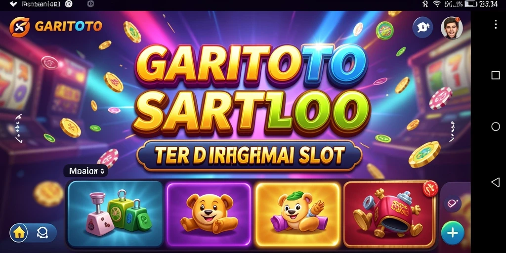 Screenshot GARITOTO menampilkan gameplay menarik dengan berbagai mesin slot.