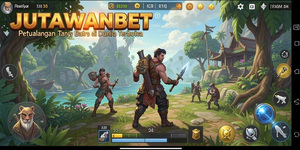 Tampilan gameplay menarik dari dunia terbuka JUTAWANBET.