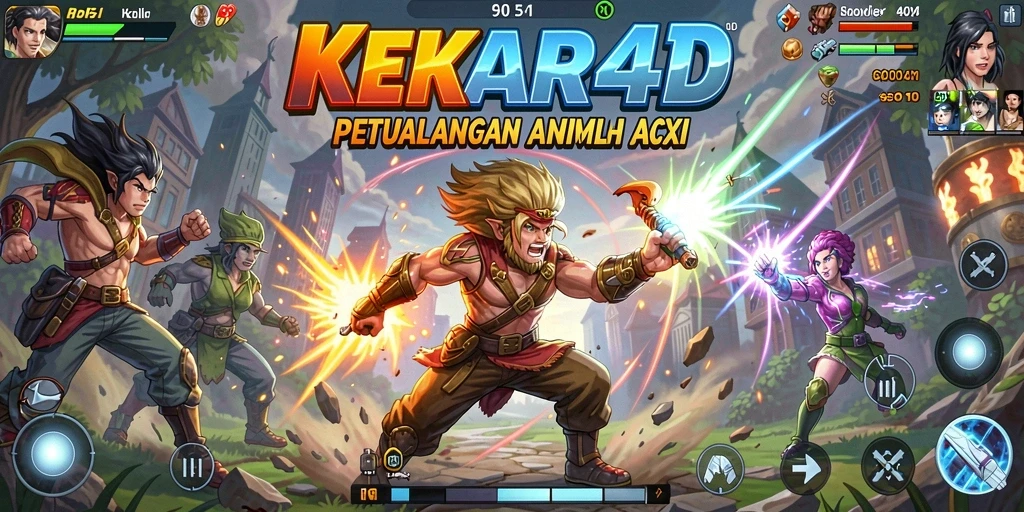 Tampilan menarik dari gameplay KEKAR4D yang penuh aksi.