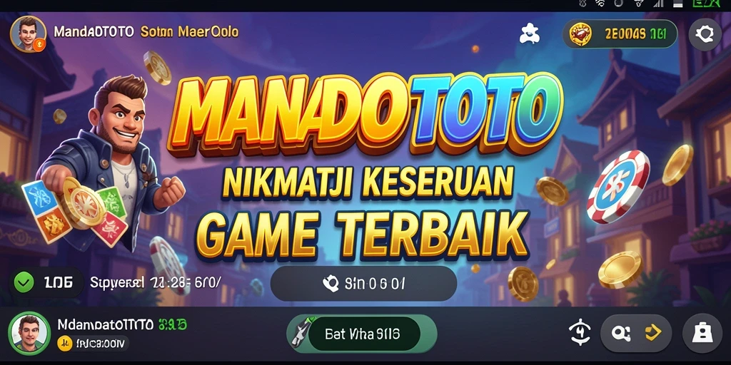 Tampilan menarik dari MANADOTOTO dengan gameplay Idle yang seru.
