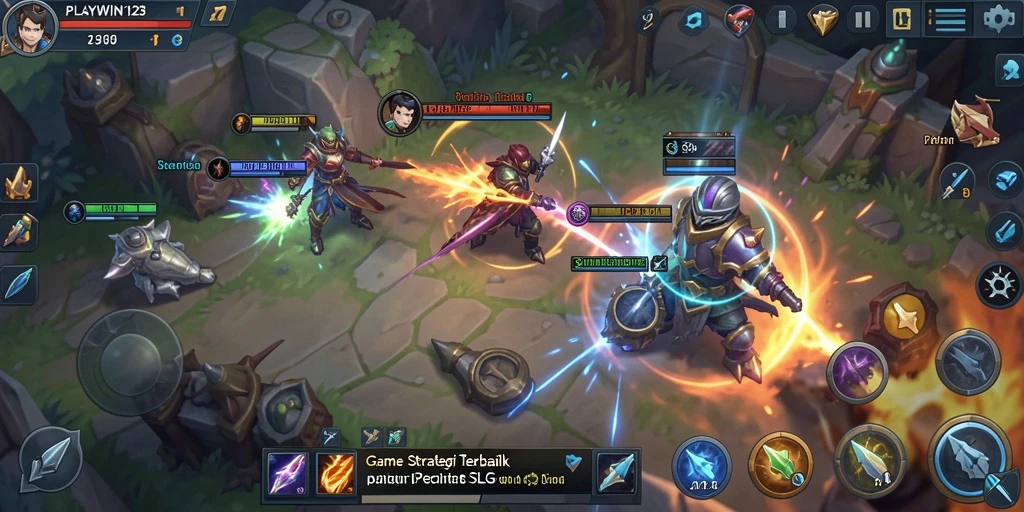 Tampilan menarik dari gameplay PLAYWIN123 yang menantang.
