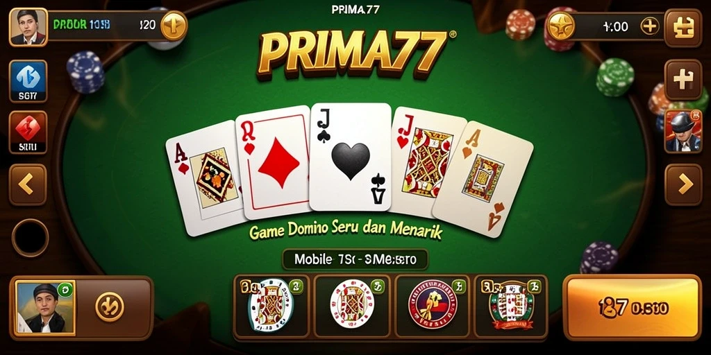 Tampilan seru dari gameplay PRIMA77 yang mendebarkan.