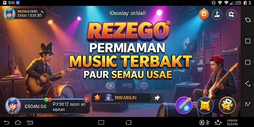 Menampilkan gameplay interaktif REZEGO yang mengasyikkan.