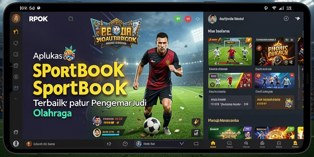 Tampilan screenshot RPOK dengan fitur taruhan olahraga yang menarik.