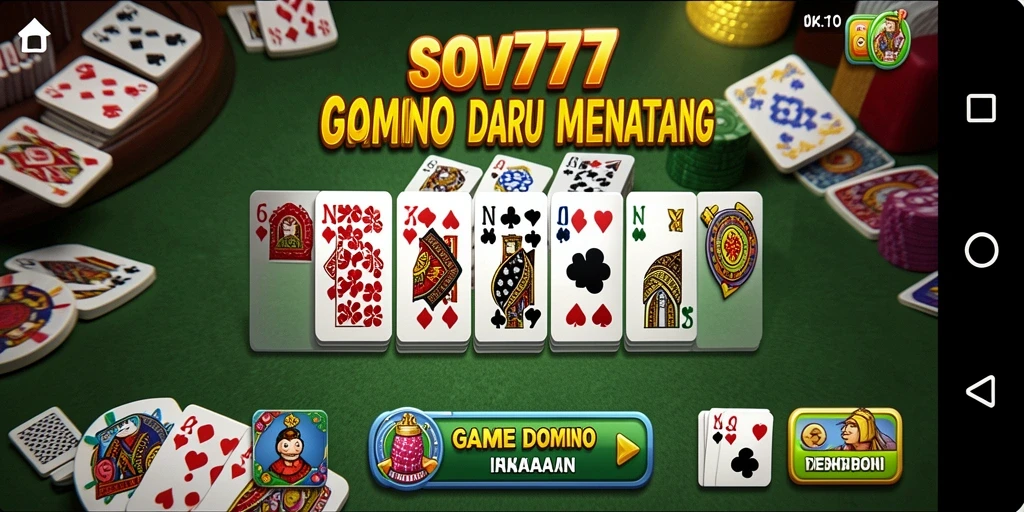 Screenshot gameplay SOV777 yang menunjukkan aksi seru permainan Domino.