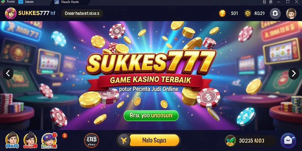 Tampilan gameplay mendebarkan dari SUKSES777, aplikasi kasino terbaik.