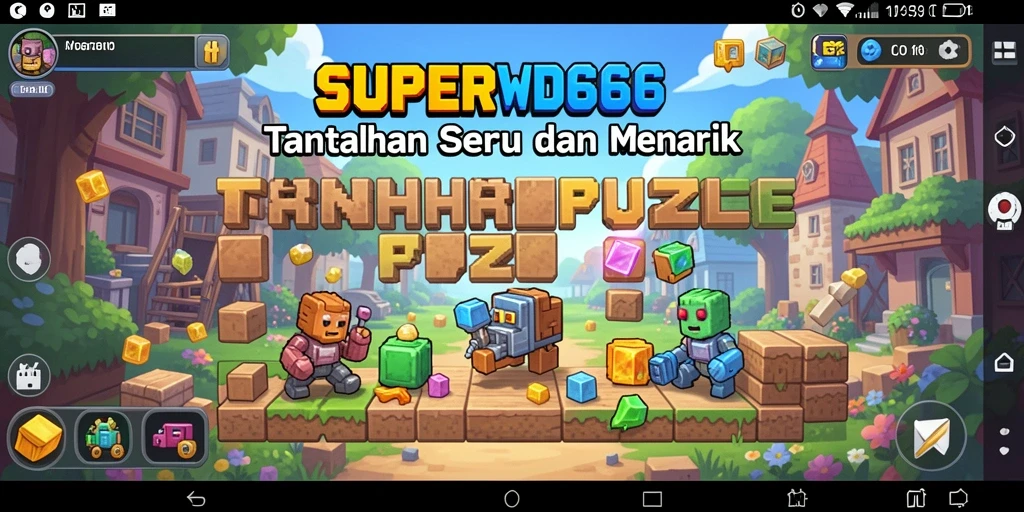 Tampilan gameplay <strong>SUPERWD666</strong> yang penuh teka-teki menarik dan memikat.