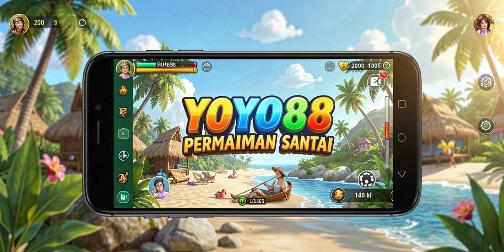 Screenshot gameplay YOYO88 yang penuh warna dan menarik.